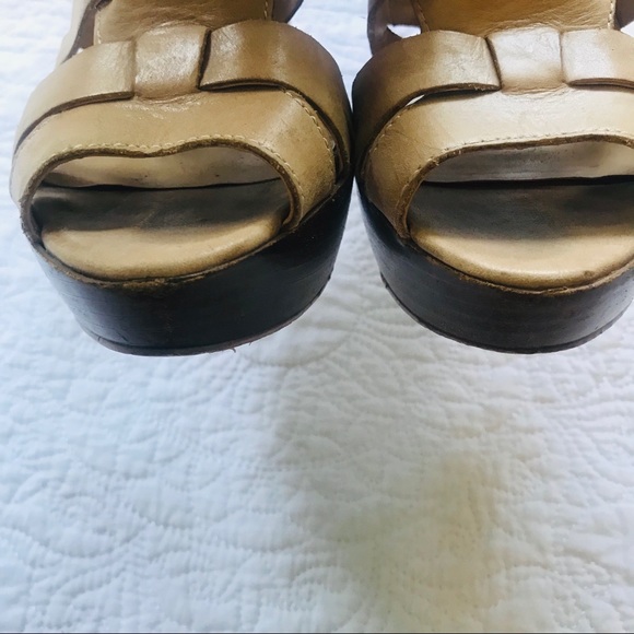 Nine West Light Camel Heels - Picture 4 of 8